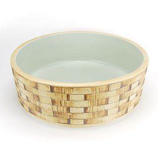 Fontaine Basket Weave Porcelain Vessel Sink Today $135.79 4.0 (1