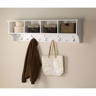 Winslow White 60 inch Wide Hanging Entryway Shelf Today $134.04 4.8