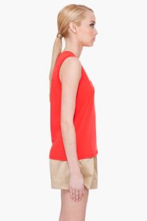 Theory Engine Red Adrino Tank Top for women