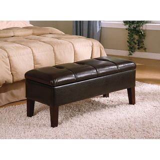 Leather Benches: Storage Benches, Settees, Country