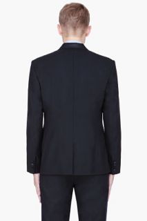 Marc By Marc Jacobs Black Wool Contrasting Collar Gil Tux Blazer for men