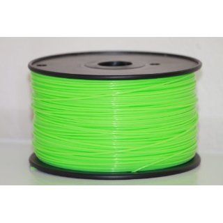 Jet  ABS (1.75mm, Green color, 1.0kg 2.205 lbs) Filament on Spool for