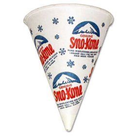 Snow Cone Cups   6 oz   Sleeve of 200