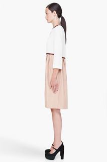 Chloe Colorblock Cady Piping Dress for women