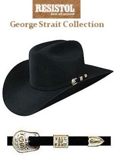 Resistol Hats Hallmark RF0475 Blk George Strait Clothing