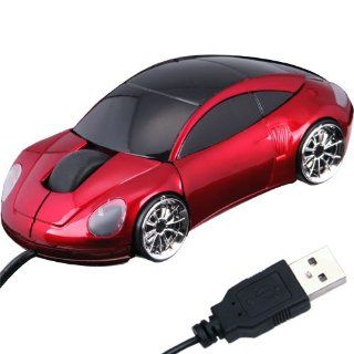 Daffodil WMS207R Wired Optical Mouse   3 Button Car Shaped