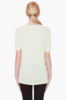 T By Alexander Wang Lemongrass Classic T shirt for women