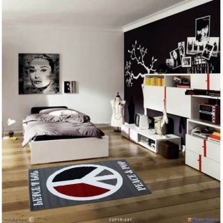 Tapis Peace and Pop 80x140 cm   Achat / Vente TAPIS Tapis Peace and