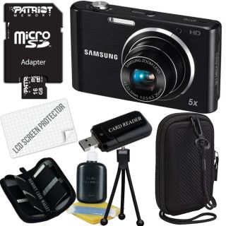 Samsung ST76 16.1MP Digital Camera with 16GB Bundle Today $114.49