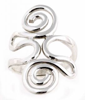 Tressa Sterling Silver Swirl Ring