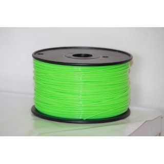 Jet  ABS (3mm, Green color, 1.0kg 2.205 lbs) Filament on Spool for 3D