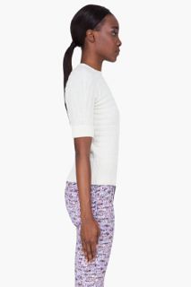 Marc By Marc Jacobs Cream Alpaca Odessa Top for women