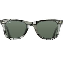 Ray Ban RB 2140 1084 Grey 3D Block Wayfarer Sunglasses