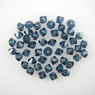 48 4mm Swarovski crystal bicone 5301 Montana beads Home