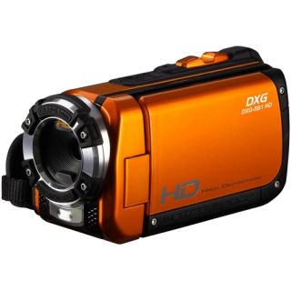 DXG DXG 5B1V Digital Camcorder   3 LCD   CMOS   Orange