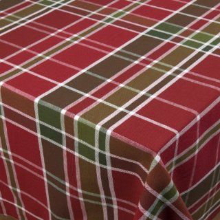 Now Designs Holiday Plaid Tablecloth, 60 by 90 Inch Home