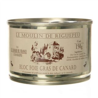 Bloc Foie Gras de Canard 150g Le Moulin de Riguep   Achat / Vente