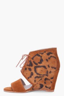 Surface To Air Leopard Print Nuke Wedges for women