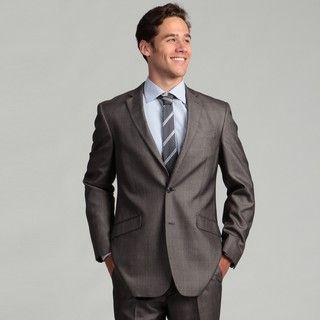 Billy London Grey Subdued Plaid Suit Separates Coat