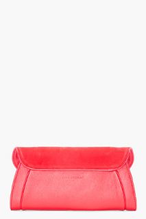 See by Chloé Red Removable Strap Clutch for women