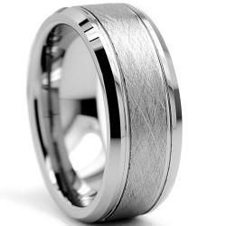 Tungsten Carbide Mens Brushed Center Ring (8 mm) Today $53.99 4.9