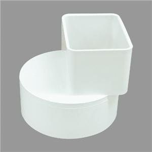 Genova Products PVC Offset Downspout Adapter 46234 [Misc.] [Misc