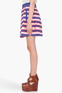 Marc By Marc Jacobs Striped Flavin Skirt for women
