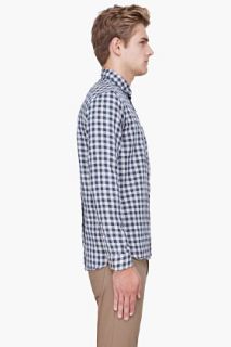 Paul Smith Jeans Grey Tailored Fit Plaid Shirt for men