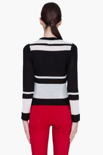 Opening Ceremony Striped Silk Blend Sweater for women