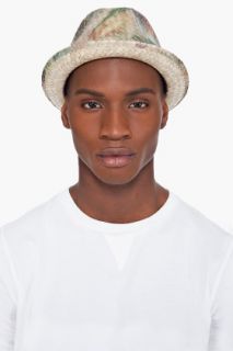 Paul Smith  Palm Print Straw Hat for men