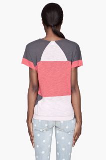 Marc By Marc Jacobs Red And Grey Tanya Colorblock Jersey for women