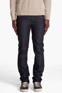 Nudie Jeans Slim Jim Organic Dry Ecru Jeans for men