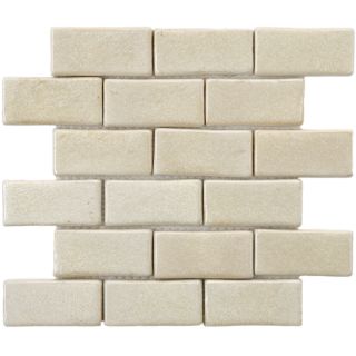 SomerTile 12x12 in London Subway Ceramic Mosaic Tile (Pack of 5) Today