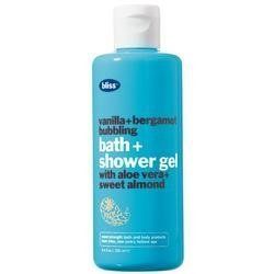 Bliss Vanilla+Bergamot Bath + Shower Gel 8.5 Oz.: Beauty