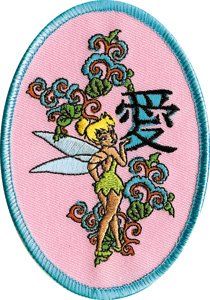 Fairy Fairies Embroidered Iron On Disney Movie Patch DS 221 Clothing
