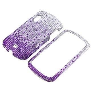 Purple Waterfall Diamond Snap on Case for Samsung Stratosphere i405