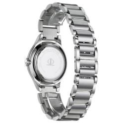 Baume & Mercier Womens Ilea Stainless Steel Quartz Diamond Watch