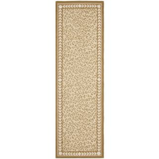 Hand hooked Chelsea Leopard Ivory Wool Rug (26 x 6) Today $75.19