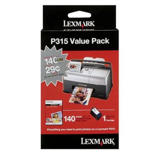 Lexmark P315 Ink and Paper Value Pack