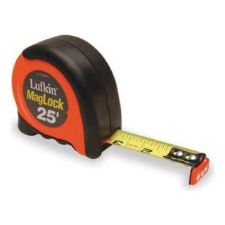 Lufkin AL725MAG Measuring Tape, 25 Ft, In/Ft/Fractional