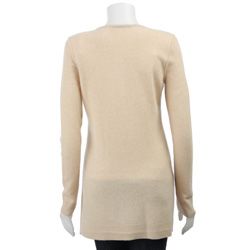 Magaschoni Cashmere Womens Button front Cardigan