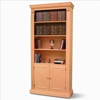 Gothic Cabinet Craft Wood Unfinished Bookcase With Two