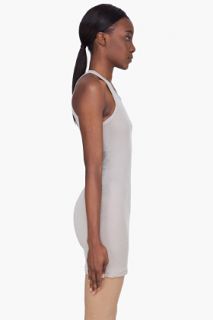 Rick Owens DRKSHDW Light Grey Jersey Tank Top for women