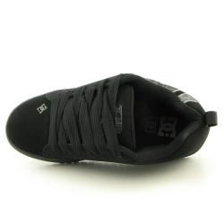 DC Shoe Co USA Mens Court Graffik SE Black/Plaid Skate Shoes (Size