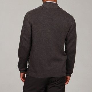 Calvin Klein Mens Full Zip Ribbed Sweater FINAL SALE