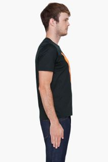 Paul Smith  Washed Black Shark Tooth T shirt for men