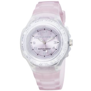 Timex Womens Casual Jelly Luminous Lilac Resin Watch