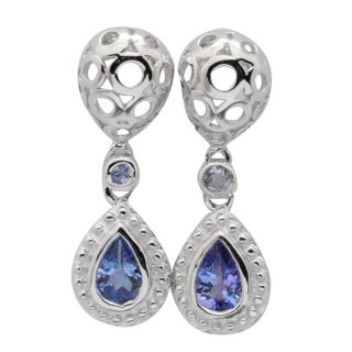 De Buman Sterling Silver Blue Tanzanite Earrings Today $22.99