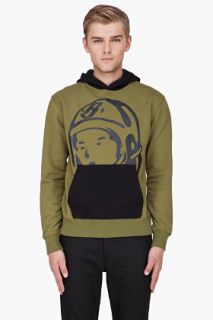 Billionaire Boys Club Olive Hooded Helmet Sweater for men