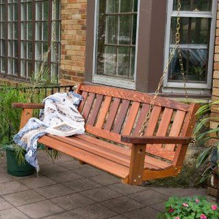 Great American Woodies Red Cedar Mission Porch Swing